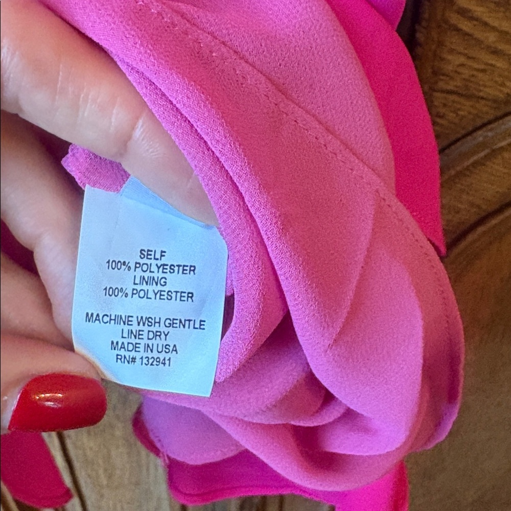 Amanda Uprichard Silk Cutout Magenta Dress Medium - Picture 6 of 13